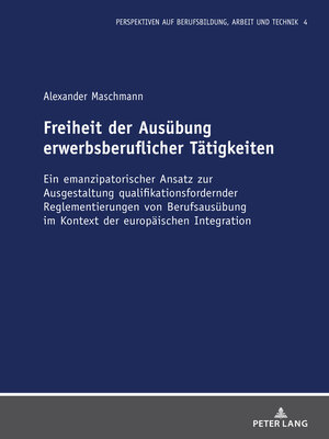 cover image of Freiheit der Ausuebung erwerbsberuflicher Taetigkeiten